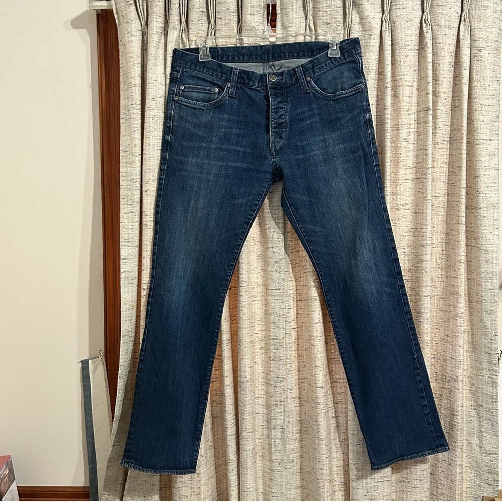 William Rast Button Fly Straight Leg Jeans